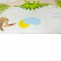 Preview: Kinderzimmerteppich Antirutsch mit Dinomuster in Beige