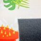 Preview: Kinderzimmerteppich Antirutsch mit Dinomuster in Beige