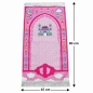 Preview: Kinder Gebetsset Rosa mit Gebetsteppich Gebetskleid und Lernbuch
