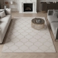 Preview: Wohnzimmerteppich Marokkanisches Muster in Beige