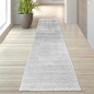 Preview: Moderner Teppich mit stilvollem Bogenmuster in Grau