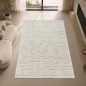 Preview: Teppich in beige pflegeleicht weich robust modern