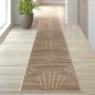 Preview: Moderner Kurzflorteppich weich strapazierfähig in beige