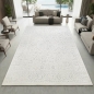 Preview: Teppich Creme mit Ornament Muster pflegeleicht Wohnbereich