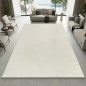 Preview: Teppich Creme mit Struktur Muster pflegeleicht