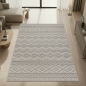 Preview: Pflegeleichter Teppich mit strukturierter Loop-Optik Beige