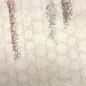 Preview: Gebetsteppich mit Kalligrafie und Moschee-Motiv in hellen Naturtönen