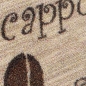 Preview: Teppich mit Schriftzug Coffee Cappuccino