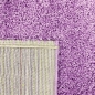 Preview: Weicher Shaggy Teppich in Flieder – pflegeleichter Hochflor für moderne Wohnräume