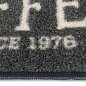 Preview: Teppich mit Schriftzug Coffee