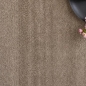 Preview: Pflegeleichter Kurzflor Teppich Taupe mit weicher Oberfläche