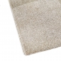 Preview: Pflegeleichter Kurzflor Teppich Beige mit dezentem Karomuster