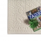 Preview: Teppich Creme Ornament Muster pflegeleicht aus recyceltem Material