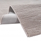 Preview: Moderner Teppich mit Struktur und Liniendesign pflegeleicht Beige