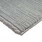 Preview: Teppich Silber Struktur Muster pflegeleicht