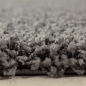 Preview: Weicher Shaggy Teppich in Grau – pflegeleichter Hochflor Teppich für alle Wohnräume