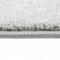 Preview: Teppich mit Dreieck Muster in Blau Grau Creme