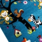 Preview: Kinderzimmer Teppich Zootiere in blau