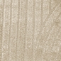 Preview: Moderner Teppich mit geometrischem Bogenmuster in stilvollem beige