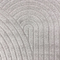 Preview: Moderner Teppich mit stilvollem Bogenmuster in Grau
