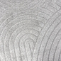 Preview: Moderner Teppich mit stilvollem Bogenmuster in Grau