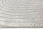 Preview: Moderner Teppich mit stilvollem Bogenmuster in Grau