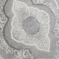 Preview: Designer Teppich Orient in Grau Silber Beige