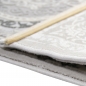 Preview: Designer Teppich Orient in Grau Silber Beige