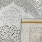 Preview: Designer Teppich Orient in Grau Silber Beige