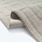 Preview: Teppich in beige pflegeleicht weich robust modern
