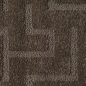 Preview: Teppich in Dunkelbraun pflegeleicht weich robust modern