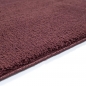 Preview: Teppich Waschbar Rutschfest in dunklem Weinrot
