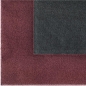 Preview: Teppich Waschbar Rutschfest in dunklem Weinrot