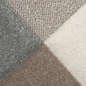 Preview: Kinderteppich Herzchen Wolken beige grau braun