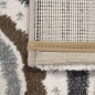 Preview: Kinderteppich Herzchen Wolken beige grau braun