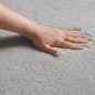 Preview: Grau Teppich pflegeleicht moderne Wellenform