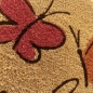 Preview: Robuster Fußabtreter mit Naturfasern • Welcome in bunt