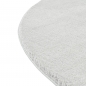 Preview: Teppich Shape in moderner Freiform rutschfest weich Creme