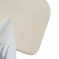Preview: Teppich Shape in moderner Freiform rutschfest weich Beige