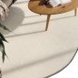 Preview: Teppich Shape in moderner Freiform rutschfest weich Beige