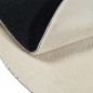 Preview: Teppich Shape in moderner Freiform rutschfest weich Beige