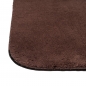 Preview: Teppich Shape in moderner Freiform rutschfest weich Braun
