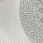 Preview: Glänzender Designer Teppich mit Orientalischem Muster in grau anthrazit