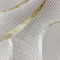 Preview: Wohnteppich in Creme mit geschwungenem Hoch-Tief-Muster