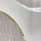 Preview: Wohnteppich in Creme mit geschwungenem Hoch-Tief-Muster