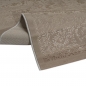 Preview: Teppich Beige mit Ornament Muster pflegeleicht