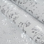Preview: Teppich Grau mit Ornament Muster pflegeleicht