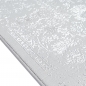 Preview: Teppich Grau mit Ornament Muster pflegeleicht