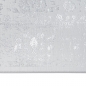 Preview: Teppich Grau mit Ornament Muster pflegeleicht