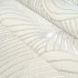 Preview: Teppich Creme mit Struktur Muster pflegeleicht